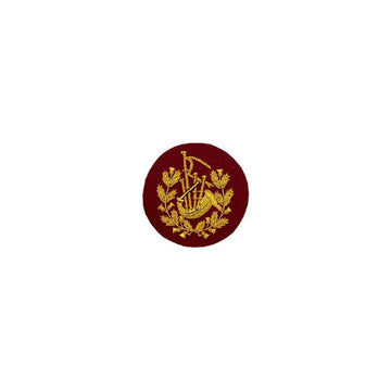 imperial-highland-supplies-pipe-major-badge-gold-bullion-on-red